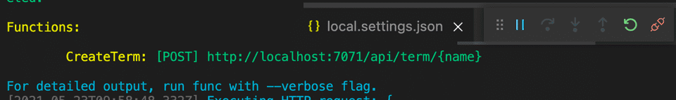 Terminal Functionhost